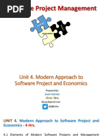 Unit 4. Modern Approach To Software Project and Economics