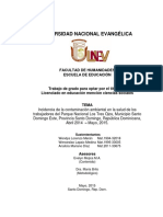 Tesis Contaminacion Ambiental Parque Nacional Los Tres Ojos1