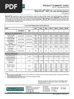 MacGrid WG Geogrid Technical Data Sheet | PDF | Materials | Building ...