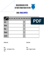 Template Jadual Lonjakan Saujana VLE