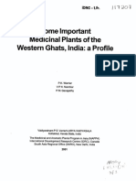 WARRIER-Some Important Medicinal Plants of The Western Ghats, India, A Profile (2001) PDF