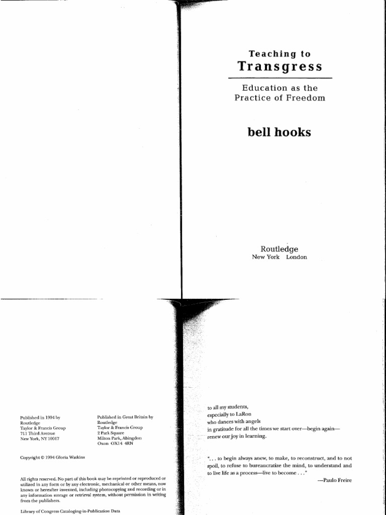 Bell Hooks The Will To Change Men Masculinity and Love 1 PDF Feminism Gender Studies