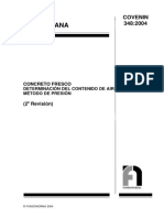 0348-2004 Concreto Fresco. Determinacion PDF