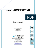 RETI-port/scan 21: Short Manual