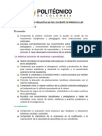 Competencias Pedagógicas Del Docente de Preescolar PDF