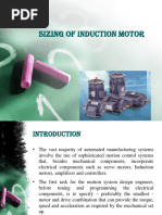 Sizing of Induction Motor