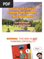 Download Infusing 21st Century Thinking Skills Into the TL Environment by Zaid Ali Alsagoff SN3855039 doc pdf
