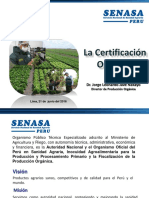 Certificación Orgánica SENASA