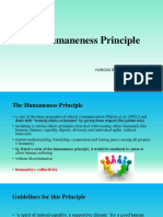 The Humaneness Principle