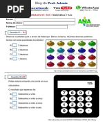Simulado 05- ANA - Mat - (Blog. Do Prof. Adonis)