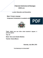 Universidad Nacional Autónoma de Nicaragua: UNAN-León