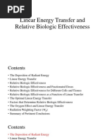 Chapter 7 Linear Energy Transfer and Relative Biologic Effeciveness