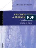 Educando para A Argumentação - Contribuições Do Ensino Da Lógica-Autêntica PDF