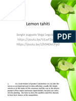 Lemon Tahiti: Sergio Augusto Vega Leguizamo