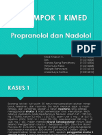 Kelompok 1 - Propranolol Dan Nadolol