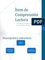 Comprensión Lectora PSU Lenguaje