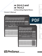 Studiolive 24.4.2 and Studiolive 16.4.2: Owner'S Manual