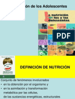 Alimentacion Correcta en Adolescentes