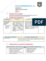 Formato para Sesion de Matemática