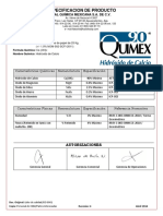Especificacion Quimex 90