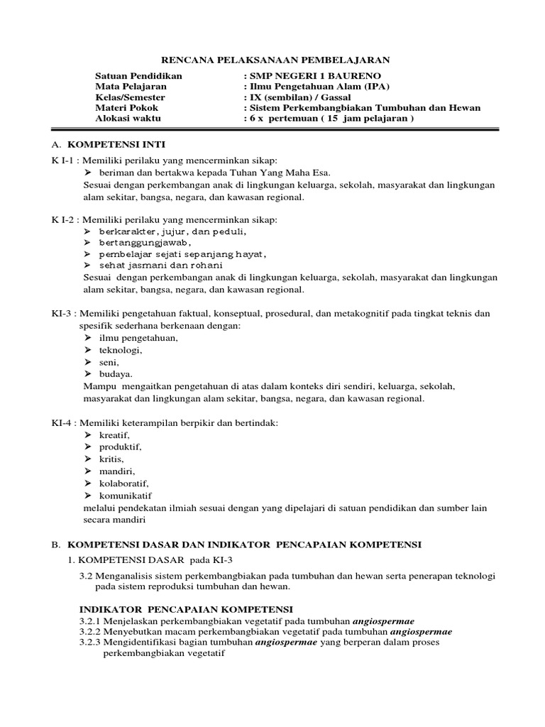 2 Sistem Perkembangbiakan Tumbuhan Dan Hewan