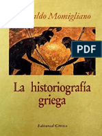 Momigliano, Arnaldo. - La historiografia griega.pdf