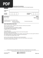 Igcse Test Paper Physics 2017