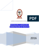 Preparación, Elaboración y Administración de Proyectos - ESAE