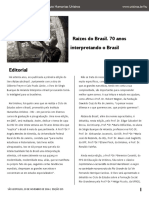 Raízes do Brasil permanece atual para entender o país