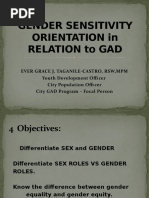GAD Training for Gender Equality in Schools | PDF | Gender | Gender Studies