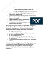 Critical Writing PDF