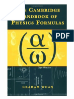 The Cambridge Handbook of Physics Formulas (200pp) CUP PDF