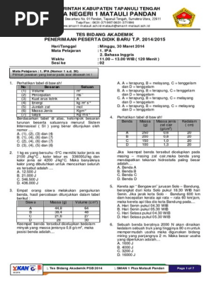 Soal Matauli Pandan Sesi 2 Pdf Leonardo Da Vinci Panda Raksasa