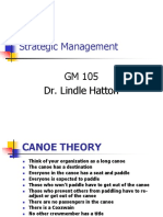 Strategic Management: GM 105 Dr. Lindle Hatton