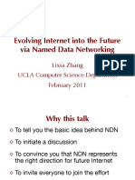 Evolving Internet Into The Future - Named Data Networking