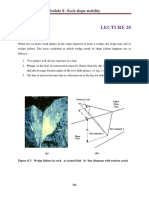 Module 8: Rock Slope Stability: 8.3 Wedge Failure