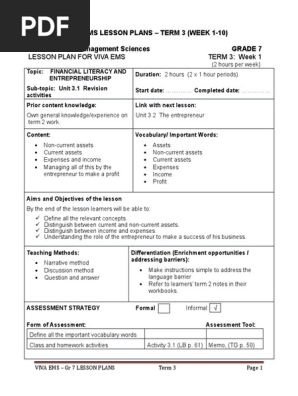 Viva Ems Gr. 7 Lesson Plans Term 3 Week 1 10