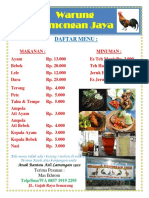 Daftar Menu