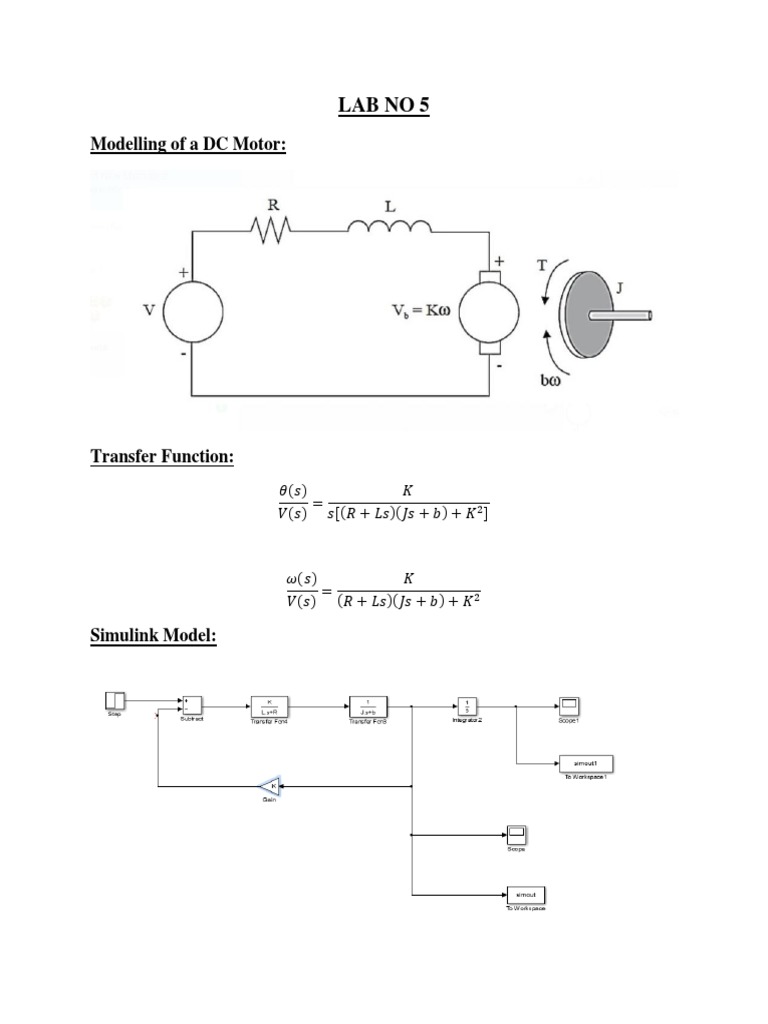 DC Motor Modeling and PID Control Analysis | PDF | Technology & Engineering