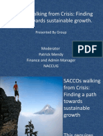 Saccos Walking From Crisis: Finding A Path Towards Sustainable Growth