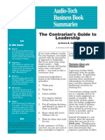 The Contrarians Guide To Leadership PDF