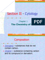 Section II-Chap 1 Chemistryof Life