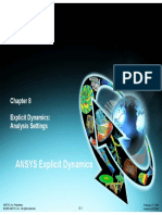 Explicit Dynamics Analysis Settings