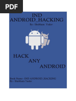 IND ANDROID - HACKING By: - Shubham Yadav