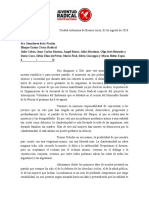 Carta Al Bloque UCR Senado - IVE