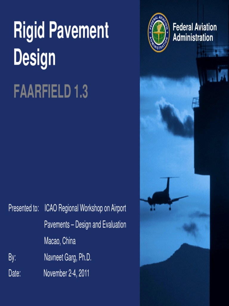 FAARFIELD 2.1 Rigid Pavement Design Guide | PDF | Transportation ...