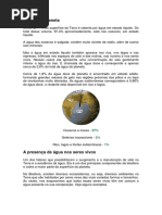 A Água No Planeta