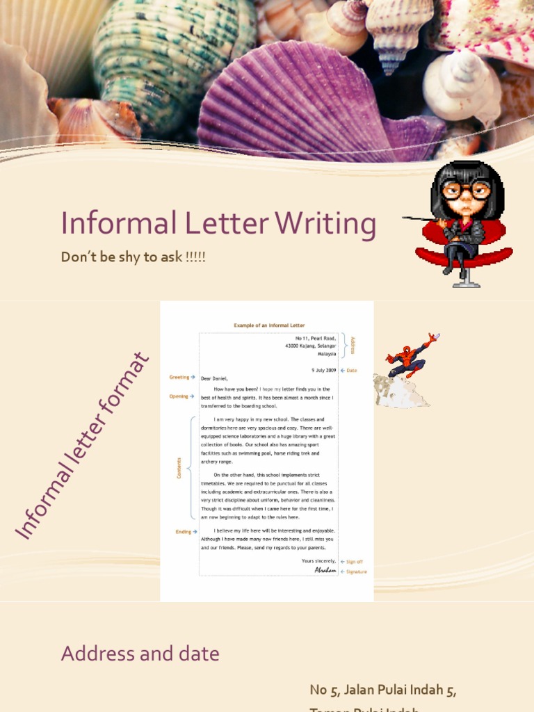 Informal Letter Writing Guide | PDF | Career & Growth | Language Arts ...