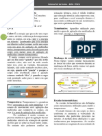 Aula 5 - Conceitos de Temperatura e Calor; Escalas Termométricas Celsius, Kelvin e Fahrenheit