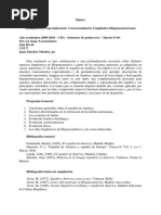 Primavera Master Descriptivos Linguistica